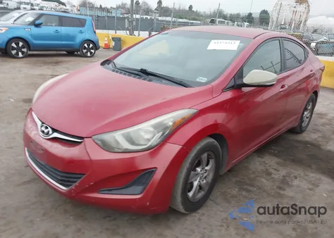 2014 Hyundai Elantra Se из США, поврежденный, VIN KMHDH4AE6EU119310